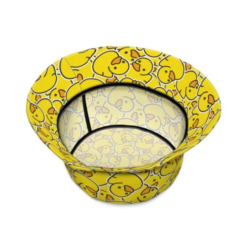 Packable Duck Pattern Bucket Hat UV Protection Un… - image 3